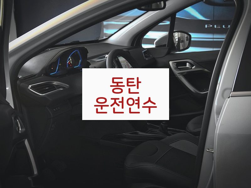 동탄운전연수 후기