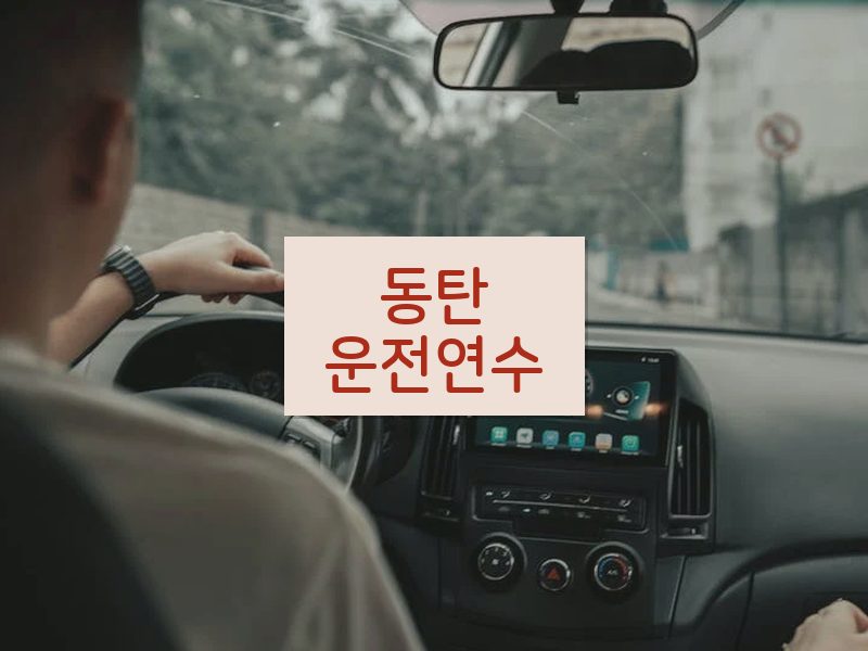 동탄운전연수 후기