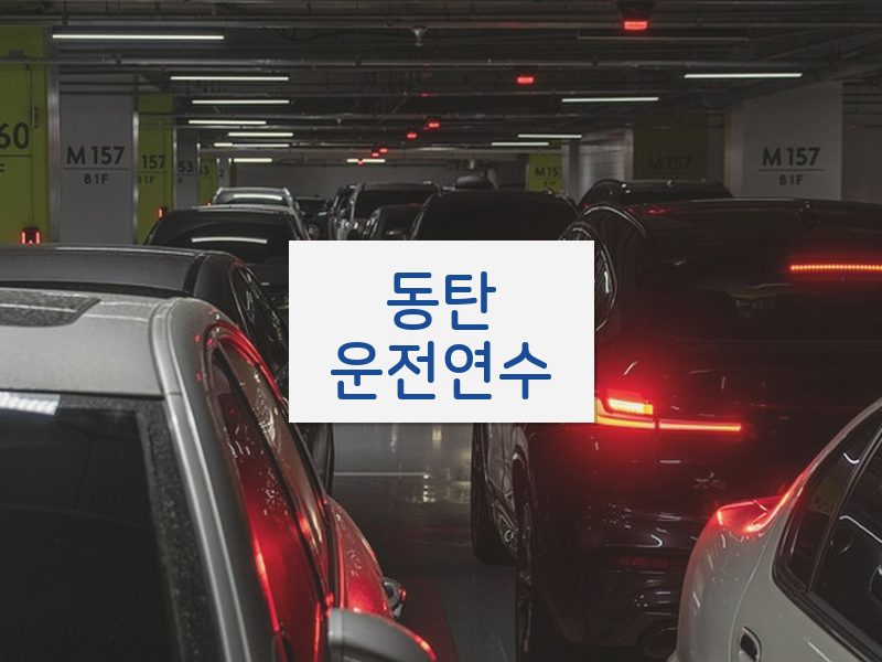 동탄운전연수 후기