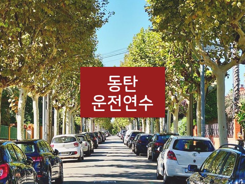 동탄운전연수 후기