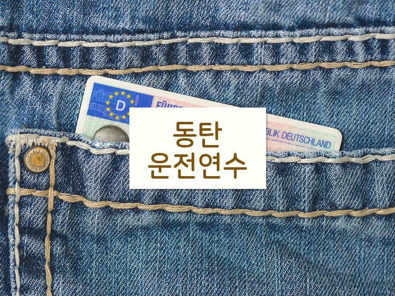 동탄운전연수 후기
