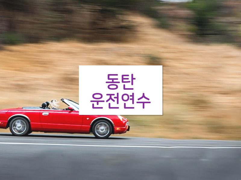 동탄운전연수 후기
