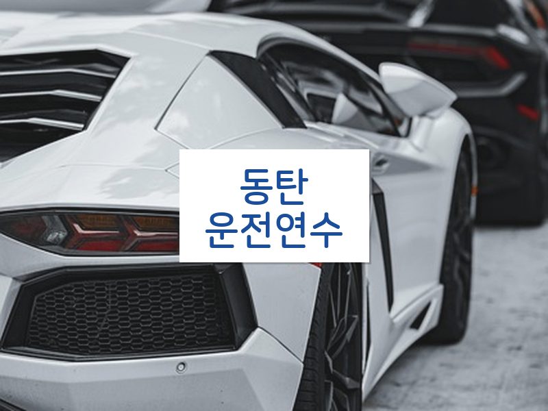 동탄운전연수 후기