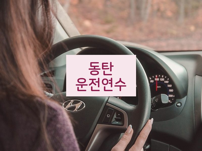 동탄운전연수 후기