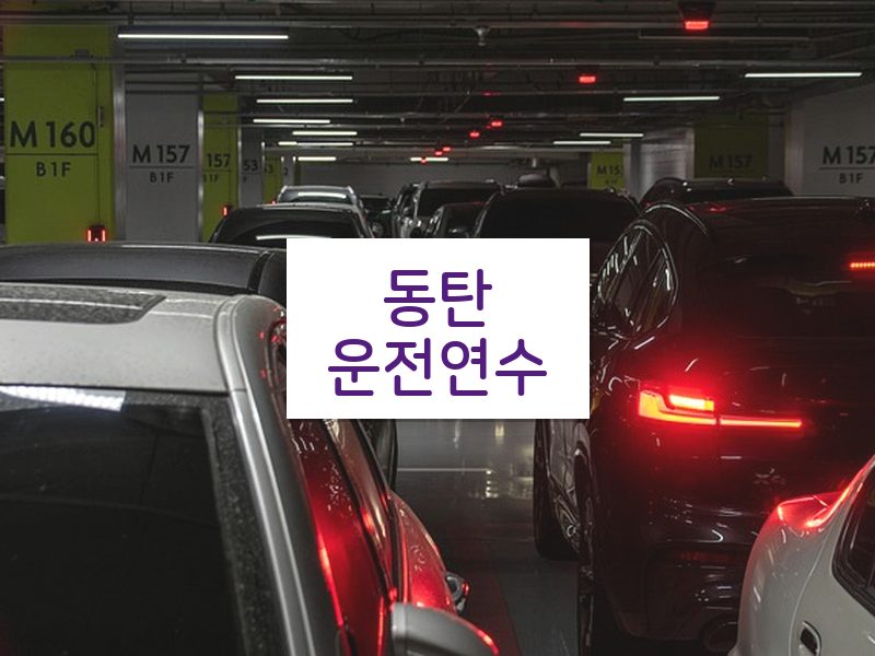 동탄운전연수 후기