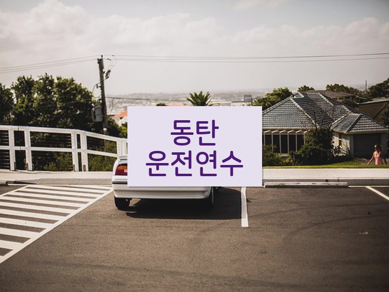 동탄운전연수 후기