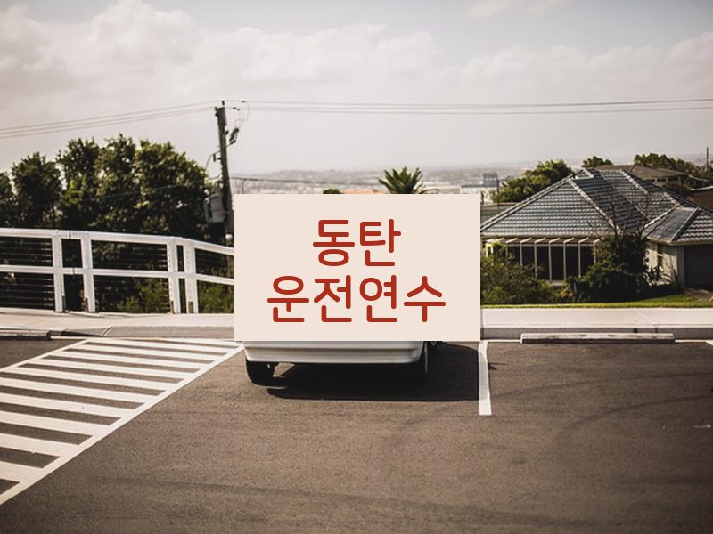 동탄운전연수 후기