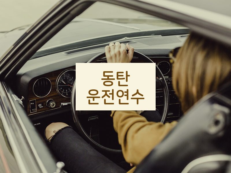 동탄운전연수 후기