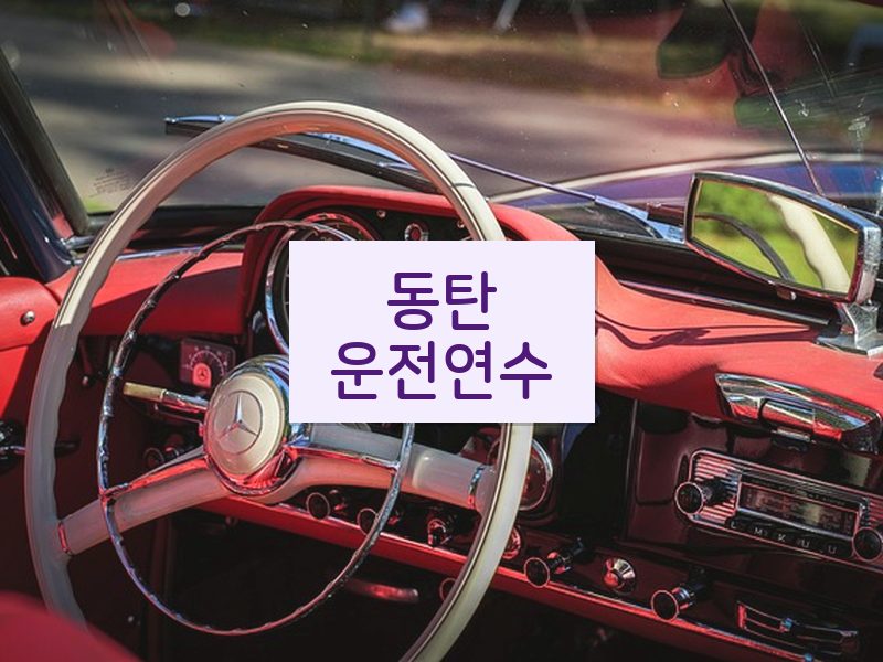 동탄운전연수 후기
