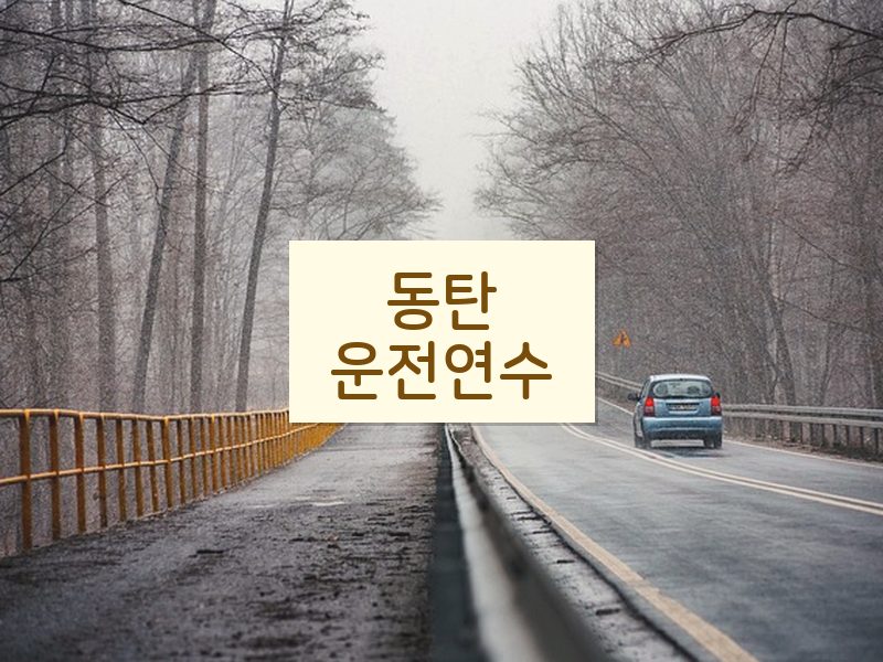 동탄운전연수 후기