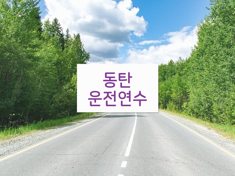 동탄운전연수 후기