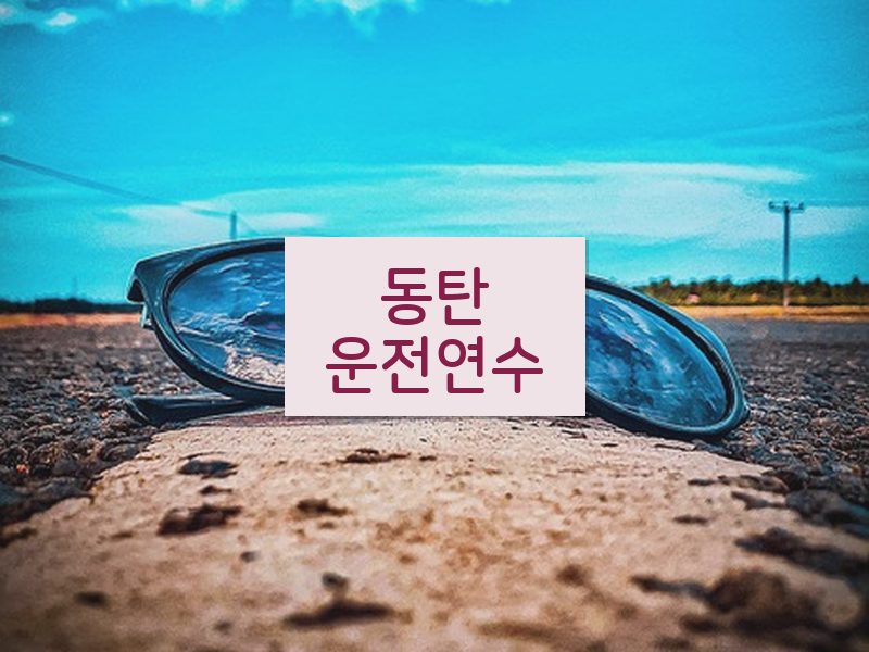 동탄운전연수 후기