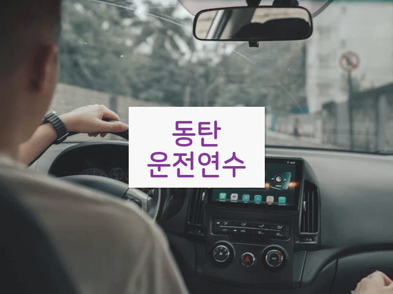 동탄운전연수 후기