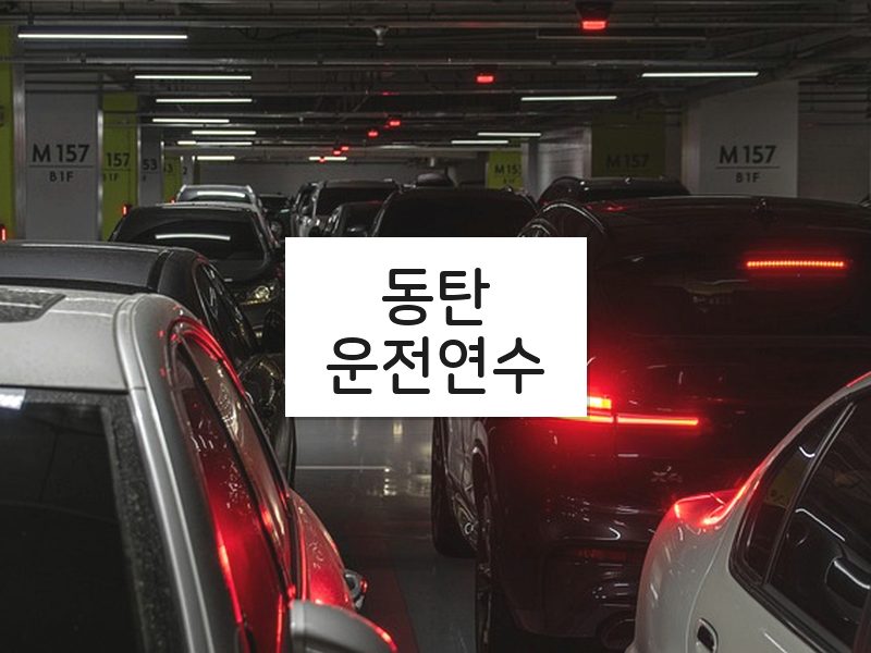 동탄운전연수 후기