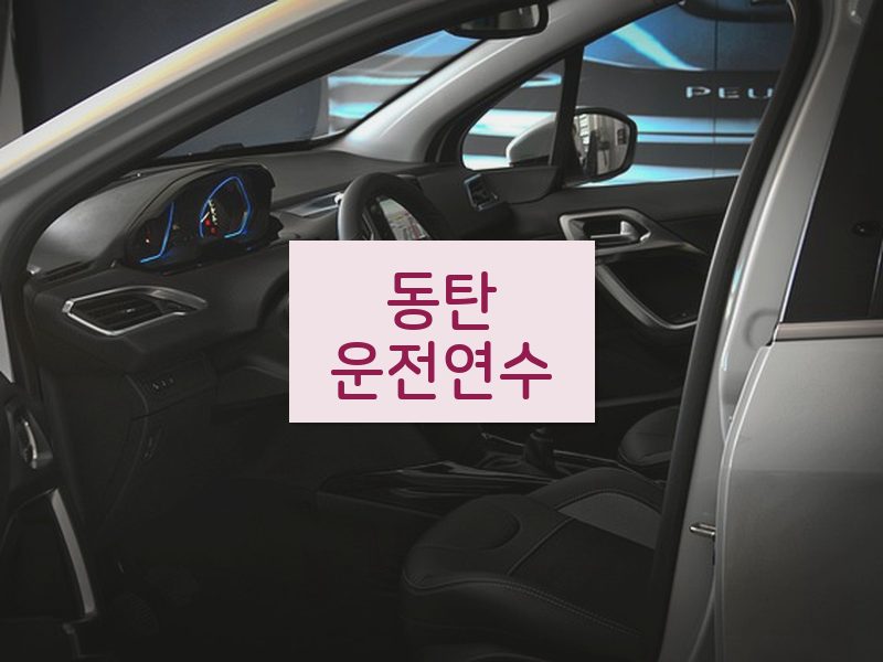 동탄운전연수 후기