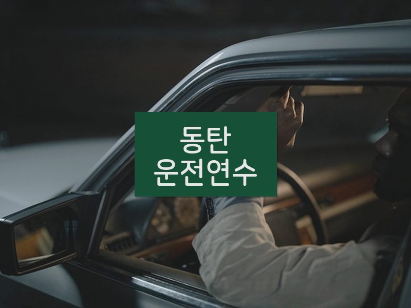 동탄운전연수 후기