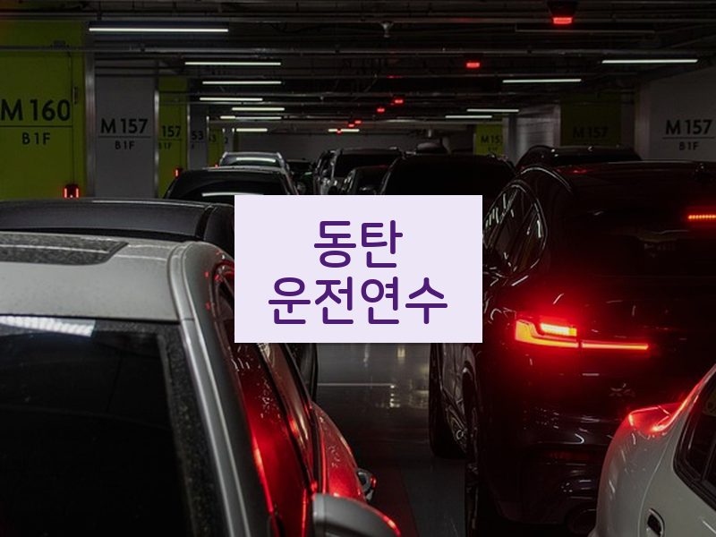 동탄운전연수 후기