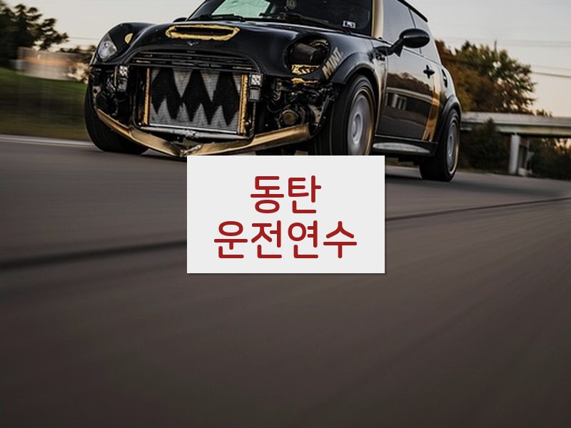 동탄운전연수 후기