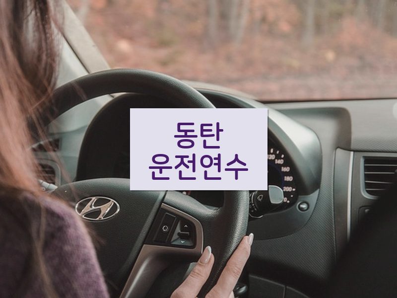 동탄운전연수 후기