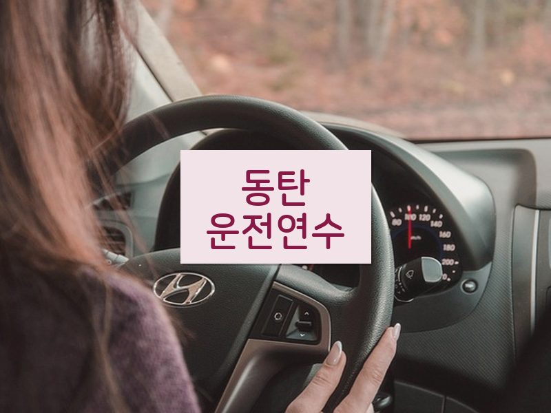 동탄운전연수 후기