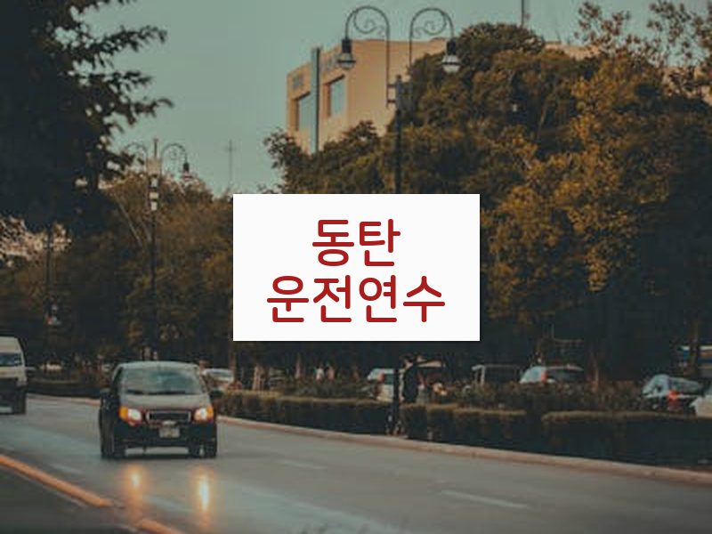 동탄운전연수 후기
