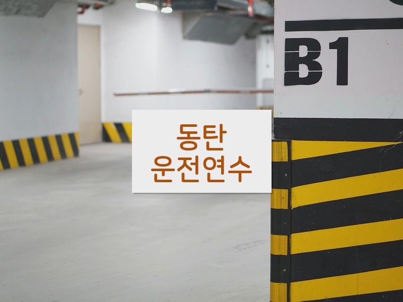 동탄운전연수 후기