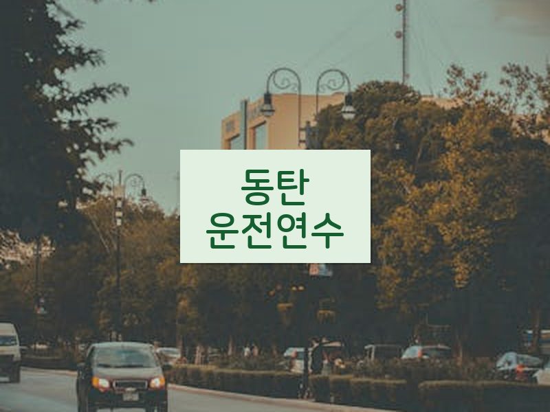 동탄운전연수 후기