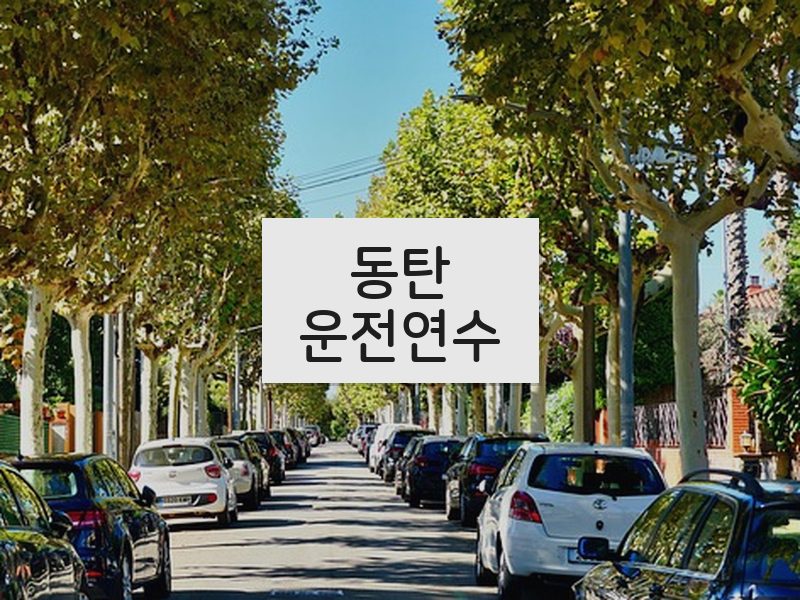 동탄운전연수 후기