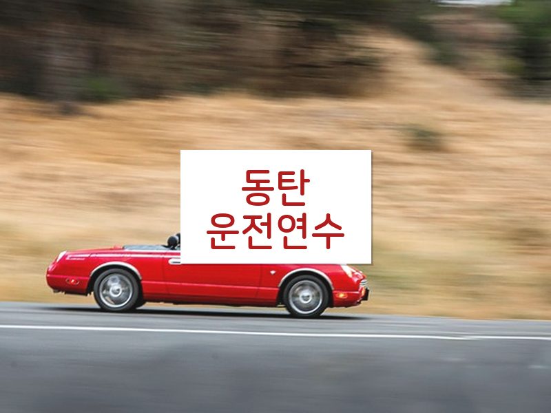동탄운전연수 후기