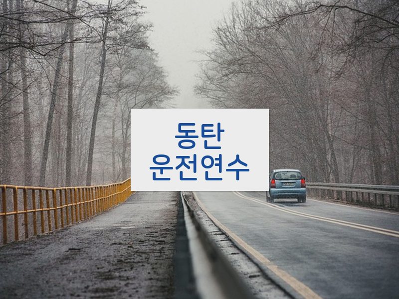 동탄운전연수 후기
