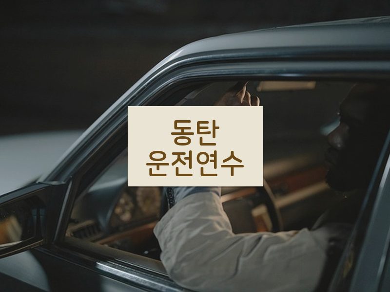 동탄운전연수 후기