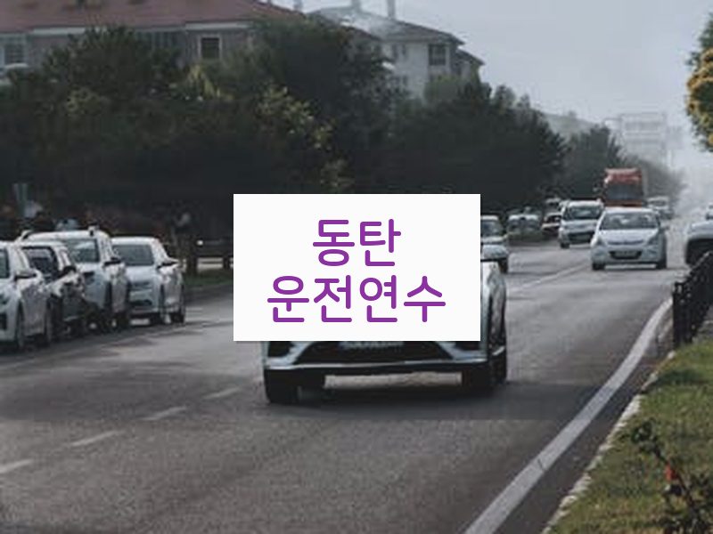 동탄운전연수 후기
