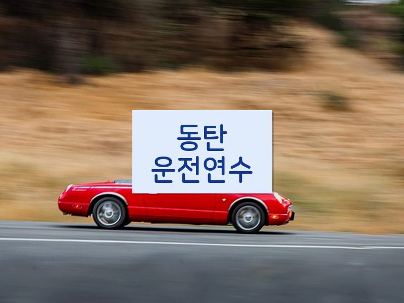 동탄운전연수 후기