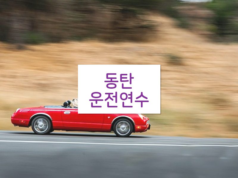 동탄운전연수 후기