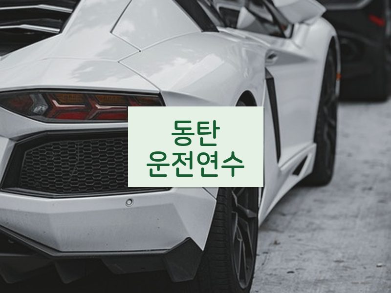 동탄운전연수 후기