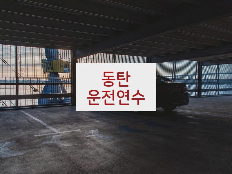 동탄운전연수 후기