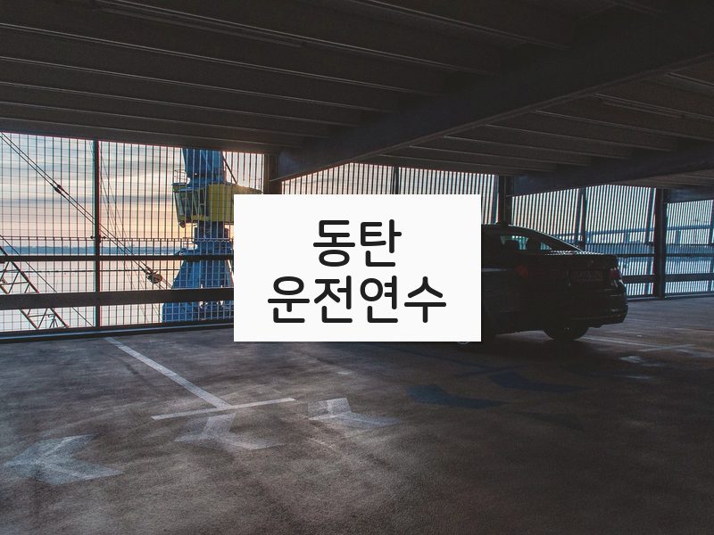 동탄운전연수 후기