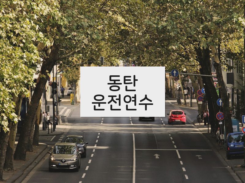 동탄운전연수 후기
