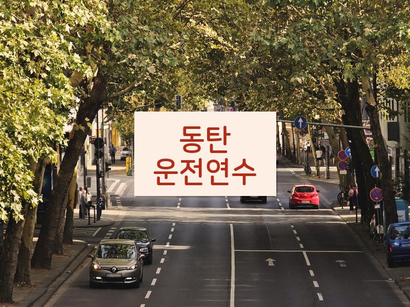 동탄운전연수 후기