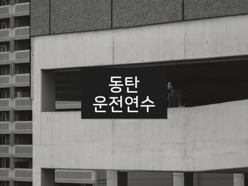 동탄운전연수 후기