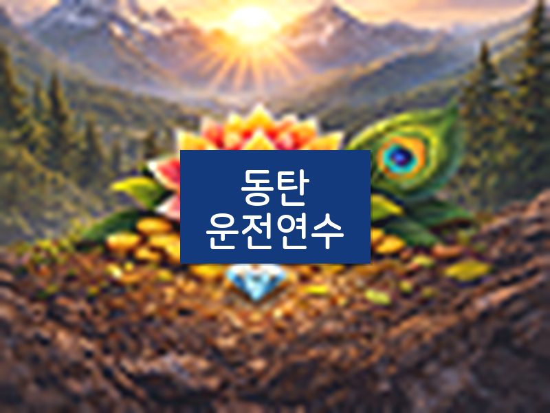 동탄운전연수 후기