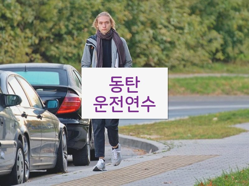 동탄운전연수 후기