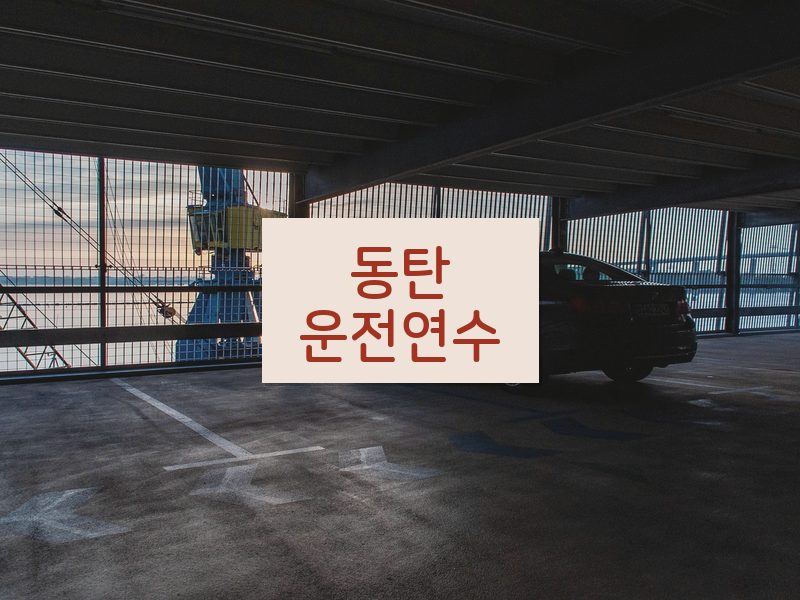 동탄운전연수 후기