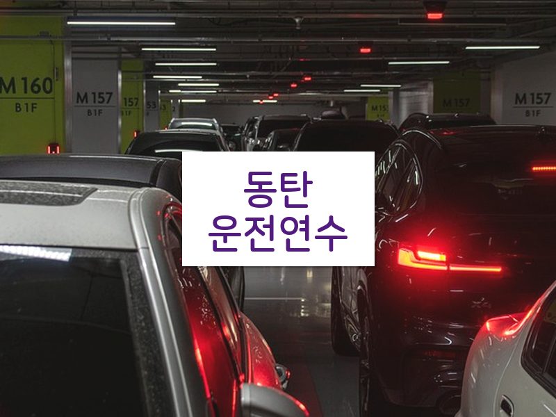 동탄운전연수 후기