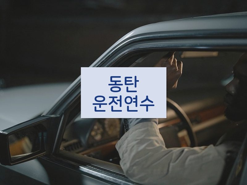 동탄운전연수 후기