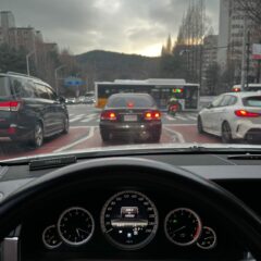 향수를 느끼는 운전