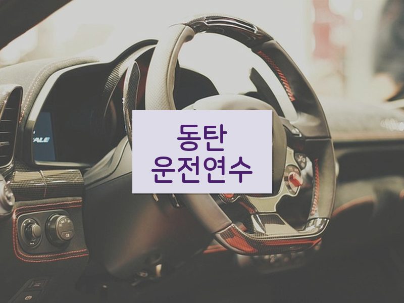 동탄운전연수 후기