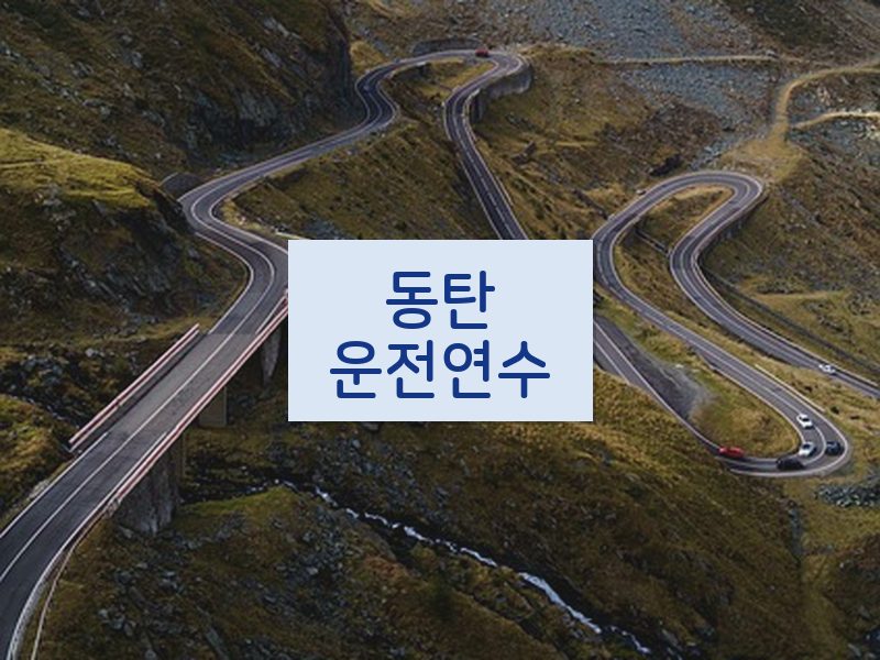 동탄운전연수 후기