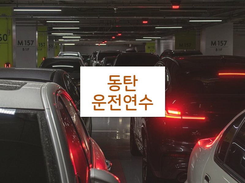 동탄운전연수 후기