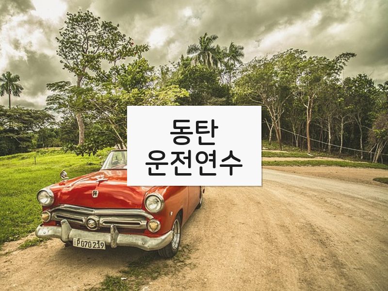 동탄운전연수 후기